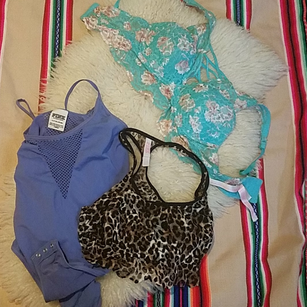 Victoria's Secret PINK bodysuit &bralette bundle